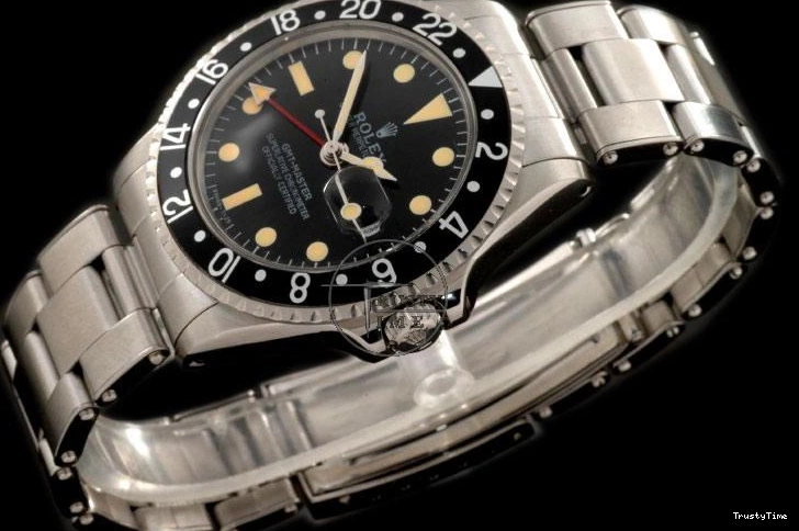0218 ROLGMT016C – Vintage GMT SS Black Bezel Swiss Eta 2836- Versatile 962